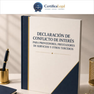declaración de conflicto de interés para proveedores y terceros